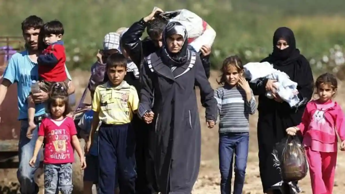 сирийские беженцы фото