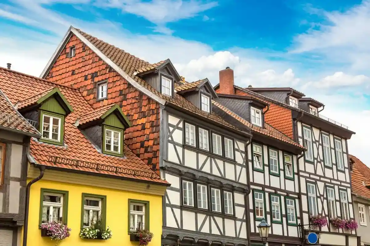 Исторические дома в Кведлинбурге, Германия. Фото: S-F / shutterstock.com