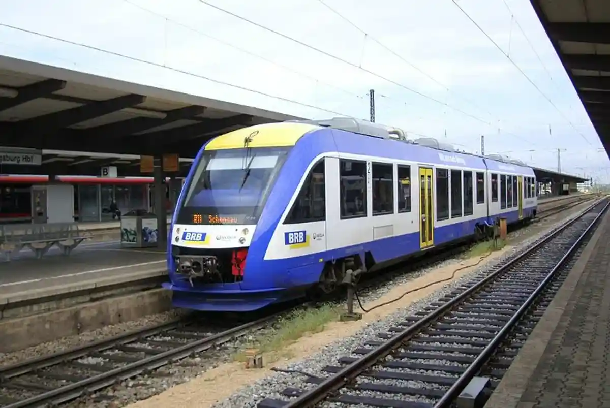 столкновение двух поездов в Германии