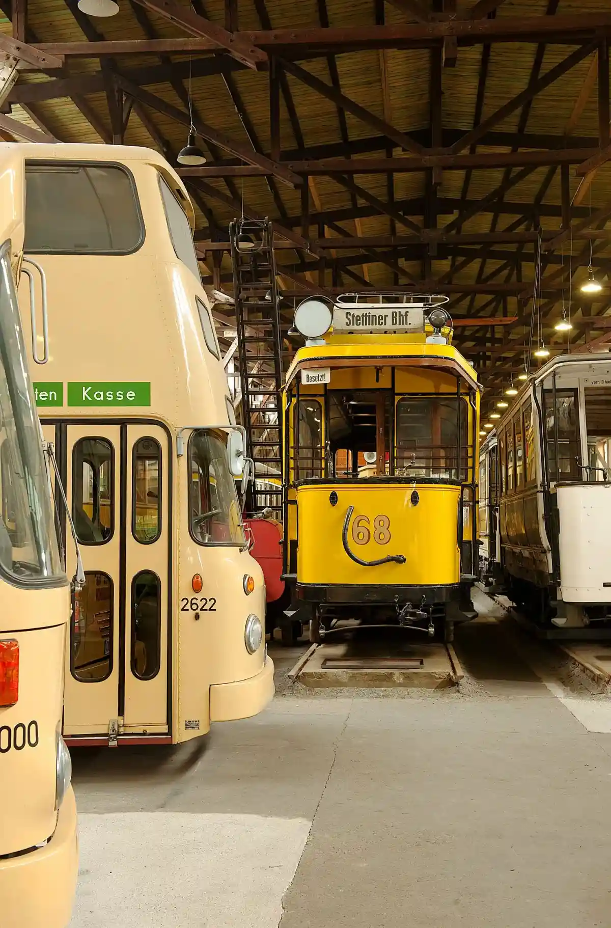 Такие трамваи Strassenbahnen ездили по Берлину в 20-х годах прошлого века. Фото: Deutsches Technikmuseum