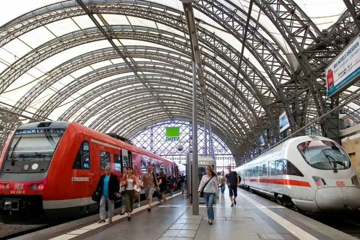 Поезда в Германии. Фото: PavelNag / twitter.com