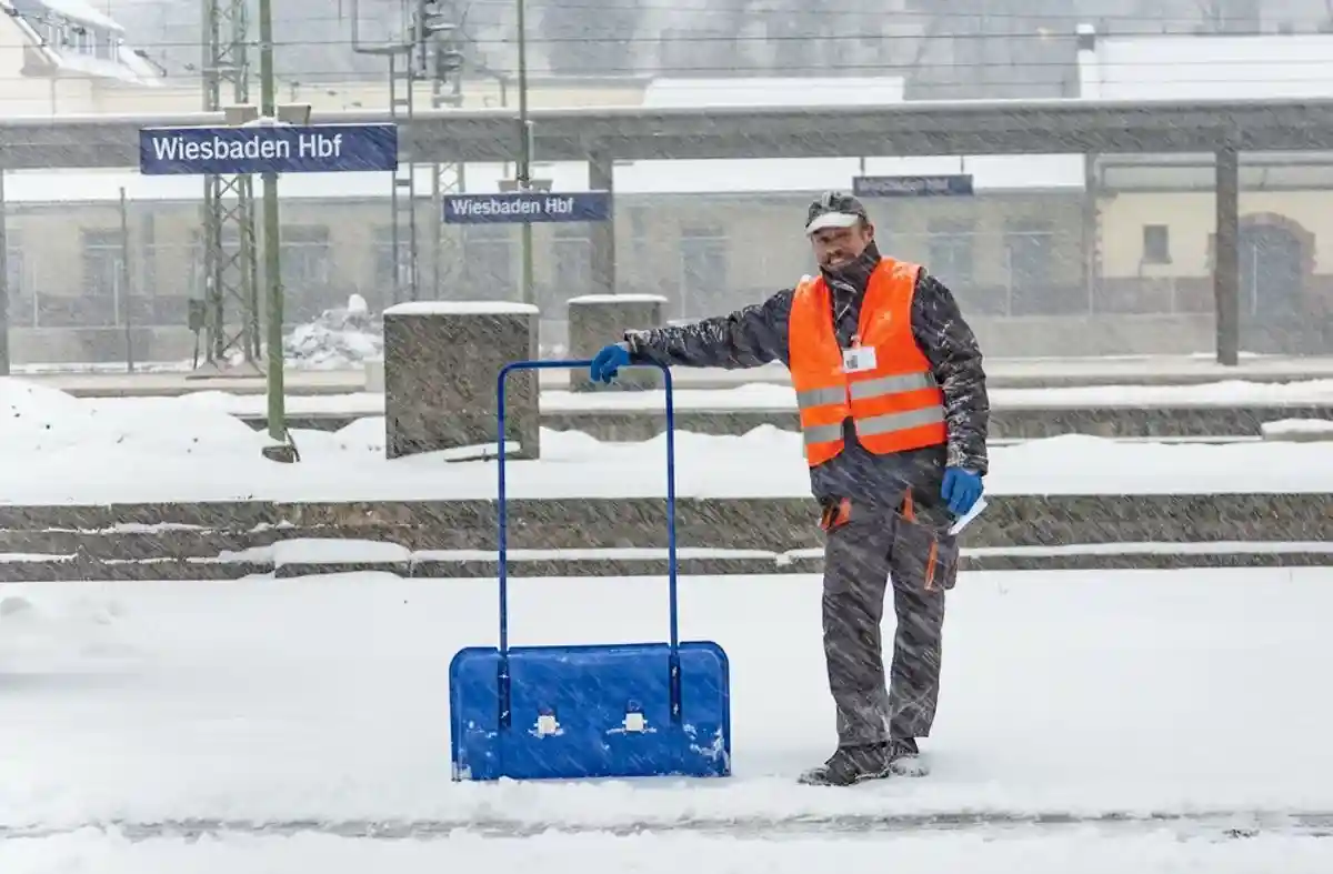 Уборка снега в Германии