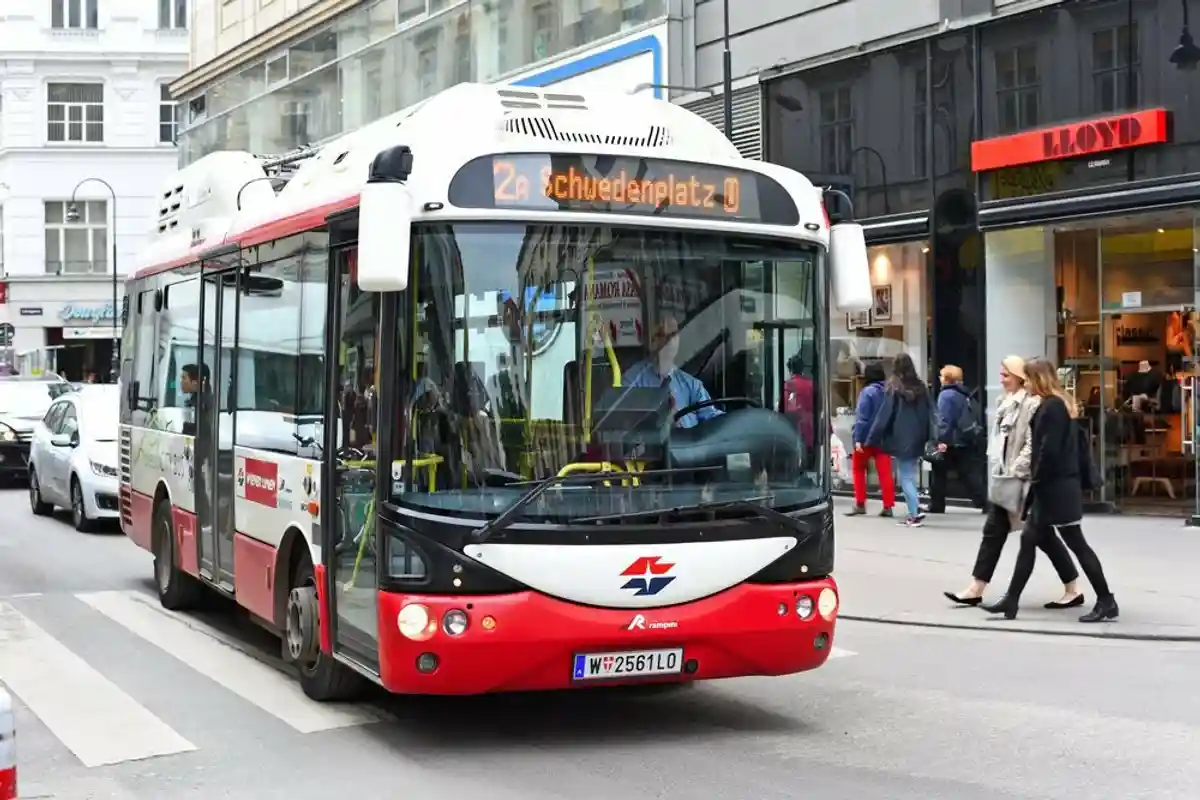 электроавтобус в Гамбурге