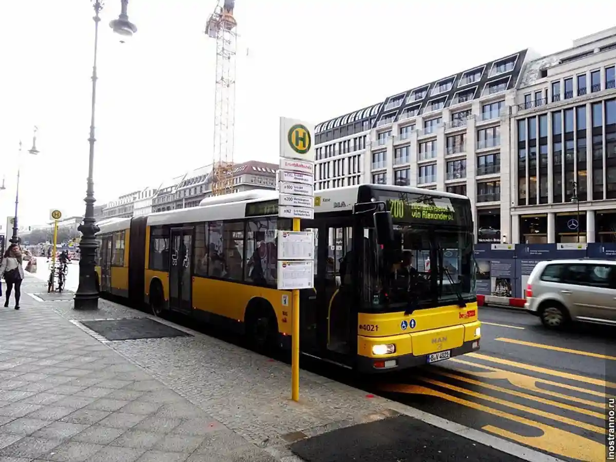 Авто-факт: самый популярный транспорт Берлина - автобус (видео)
