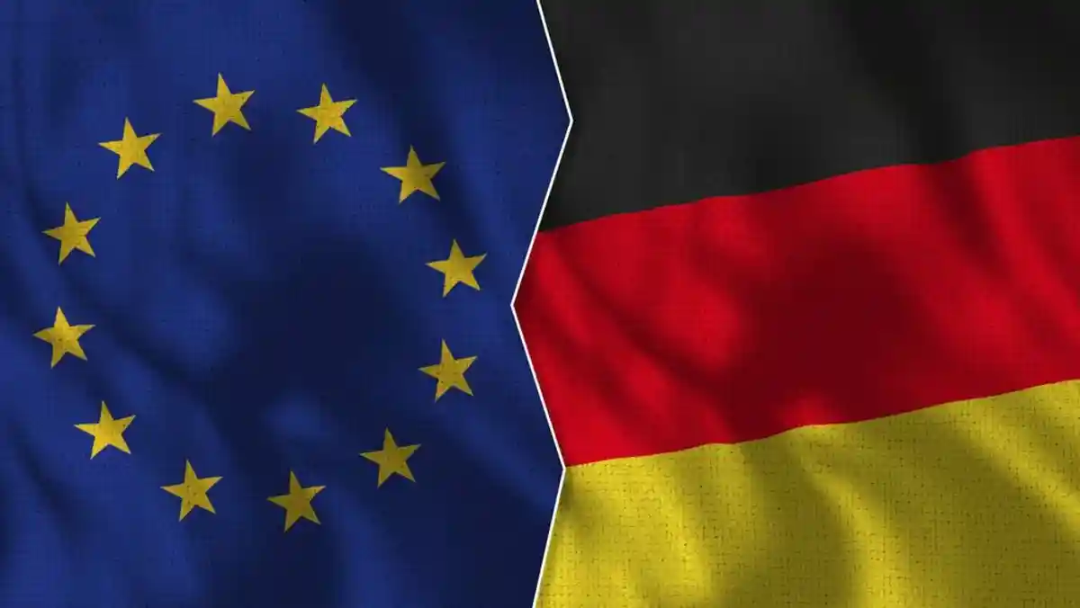 флаг Германии и ЕС
