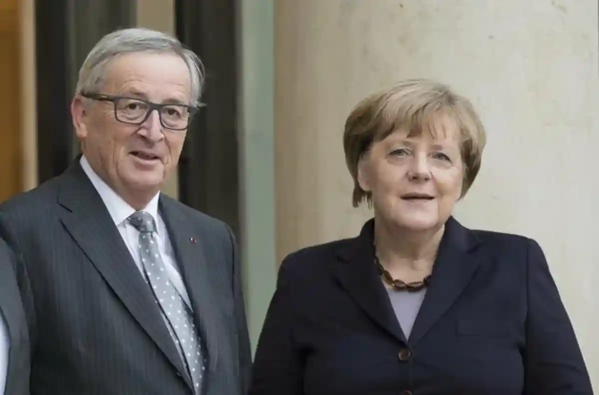 Юнкер и Меркель