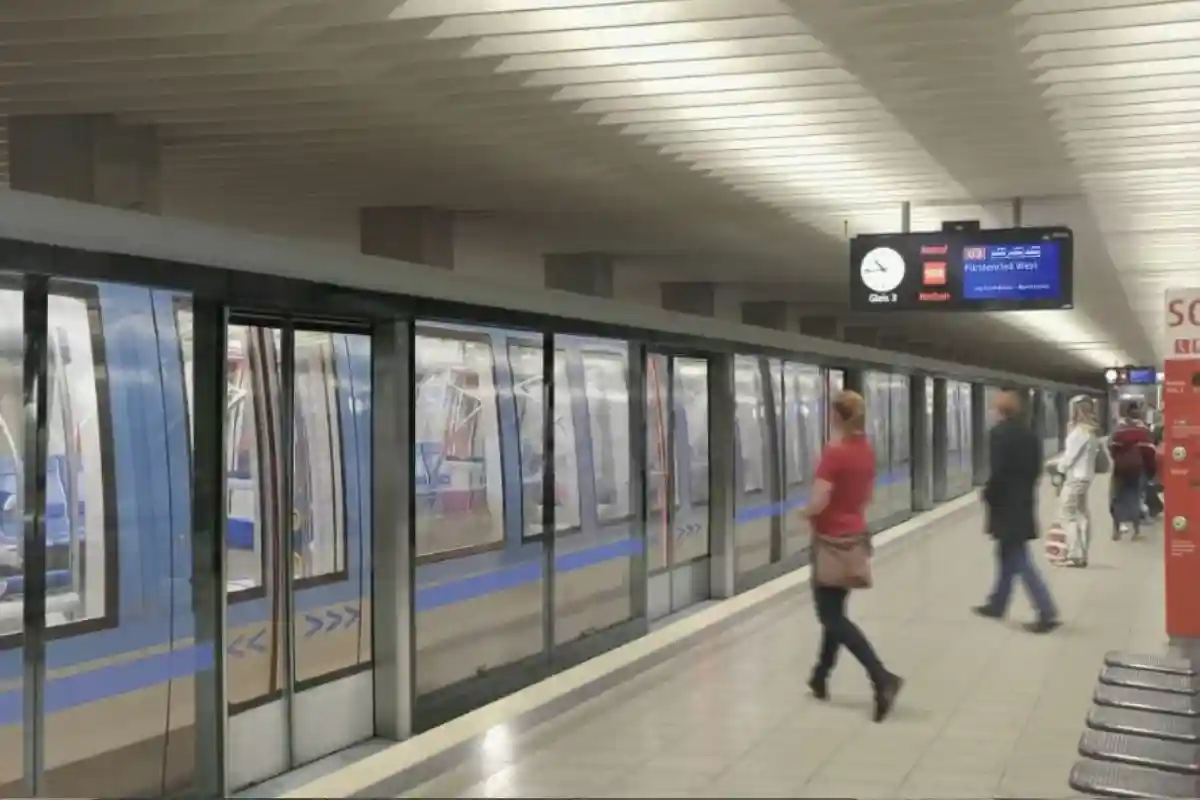 ограждения-экраны в мюнхенском метро