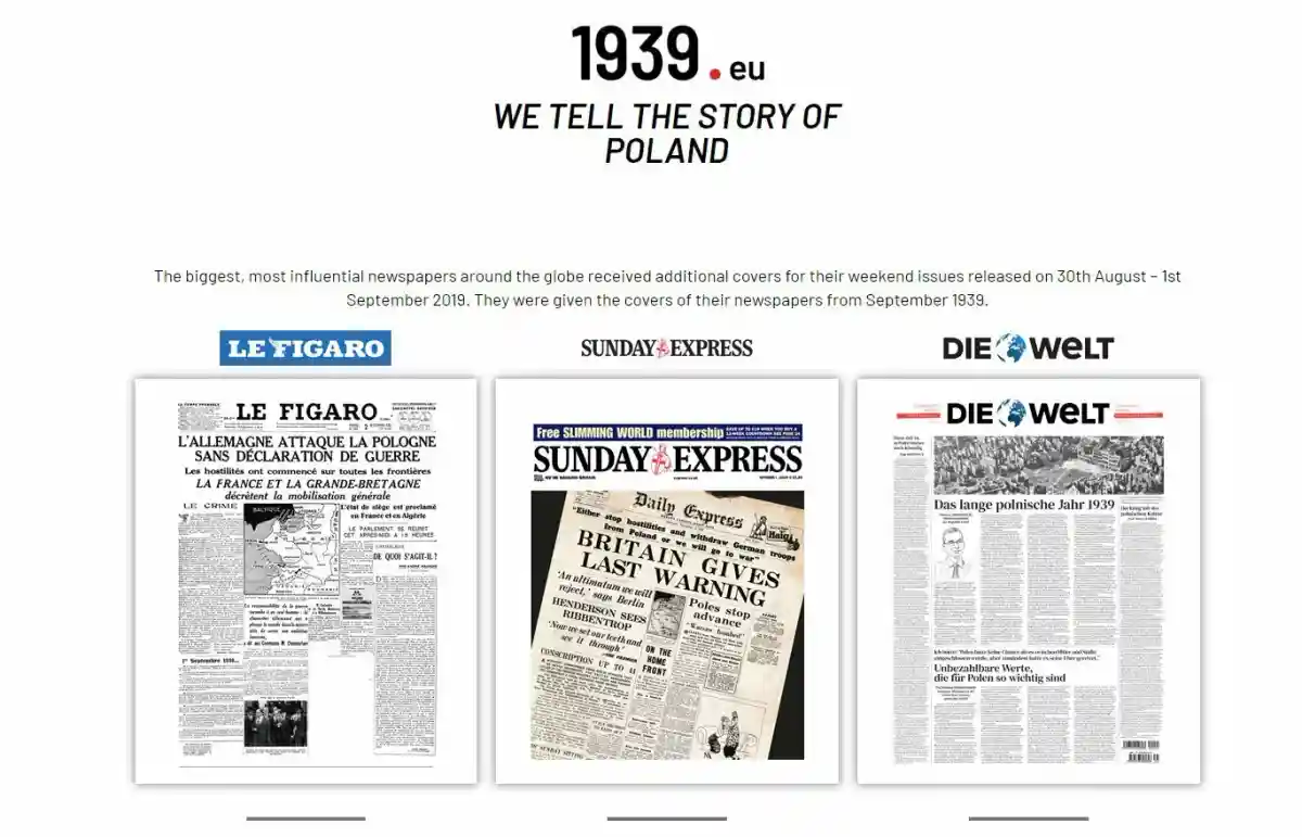 Три издания с заголовками 1939 года