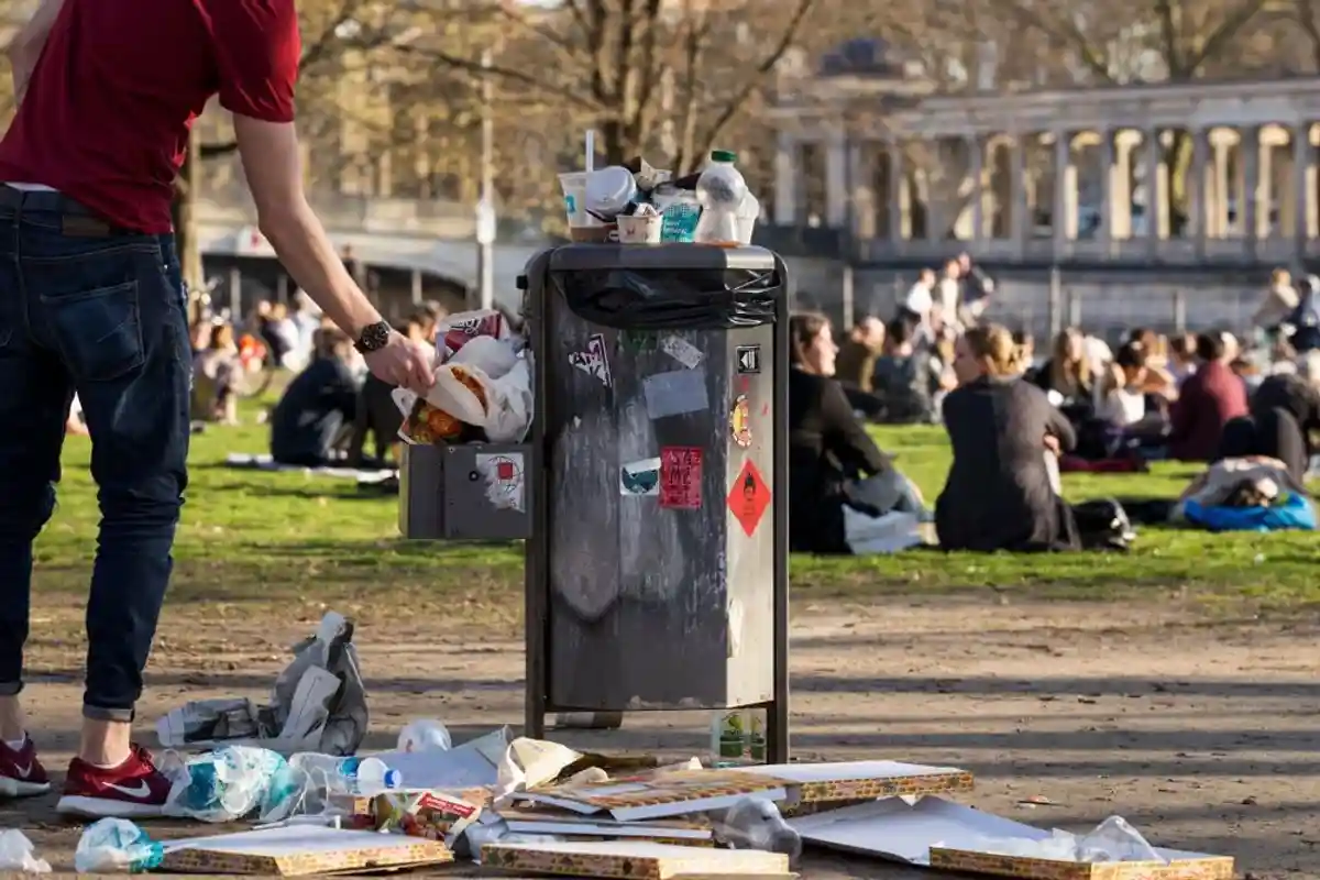 штрафы за мусор в Берлине