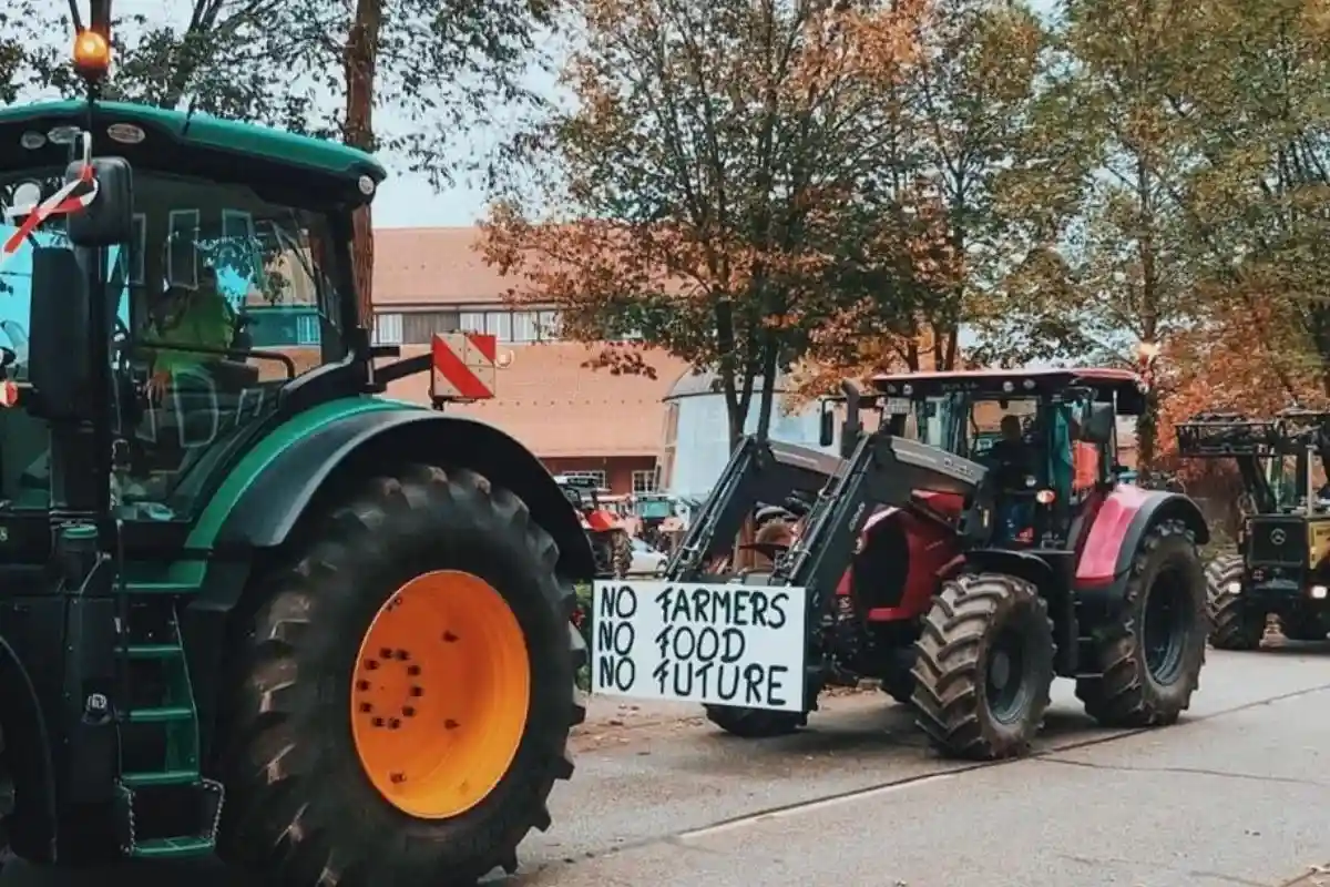 митинги аграриев в Германии