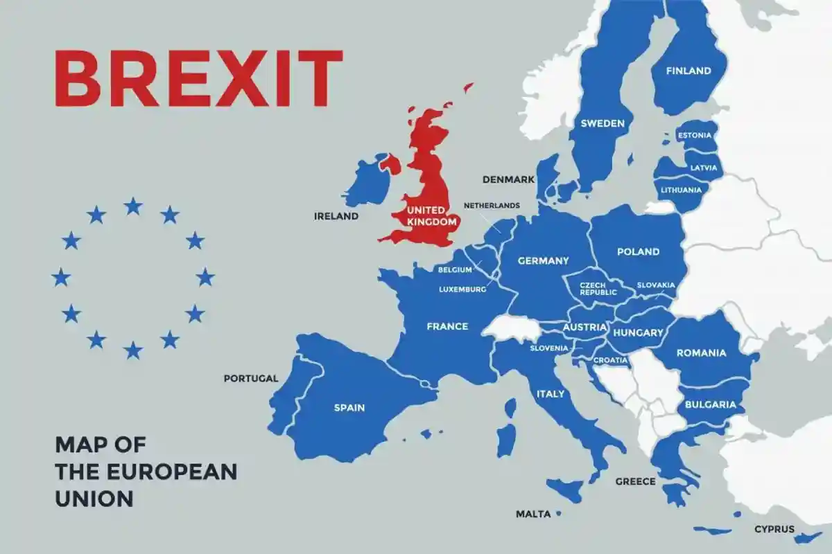 Карта ЕC после Brexit