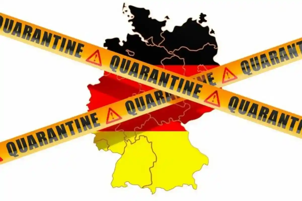 Режим Ausgangssperre в Германии