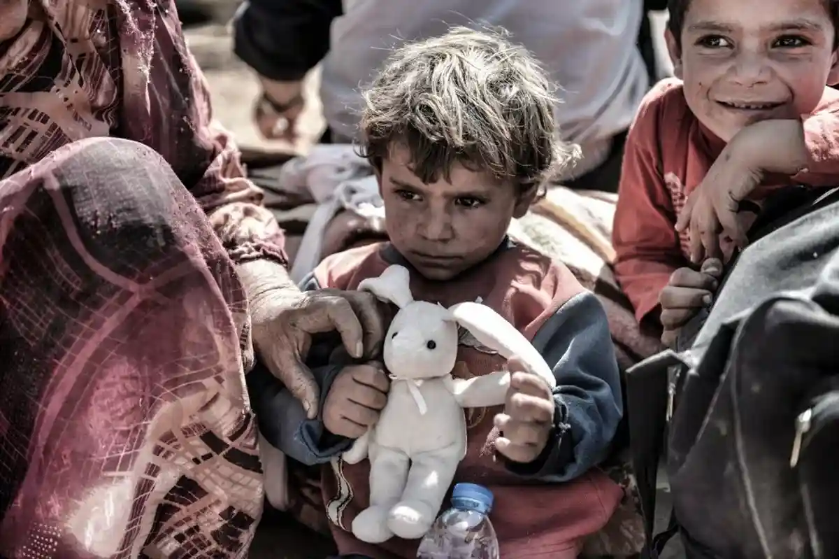 Дети-беженцы из Сирии