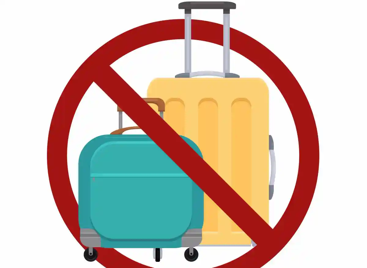 картинка знак багаж запрещен