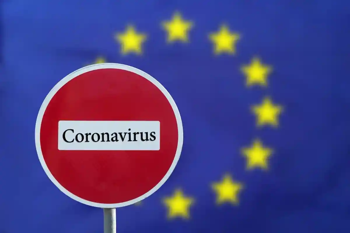 знак запрещающий въезд в ЕС из-за коронавируса фото