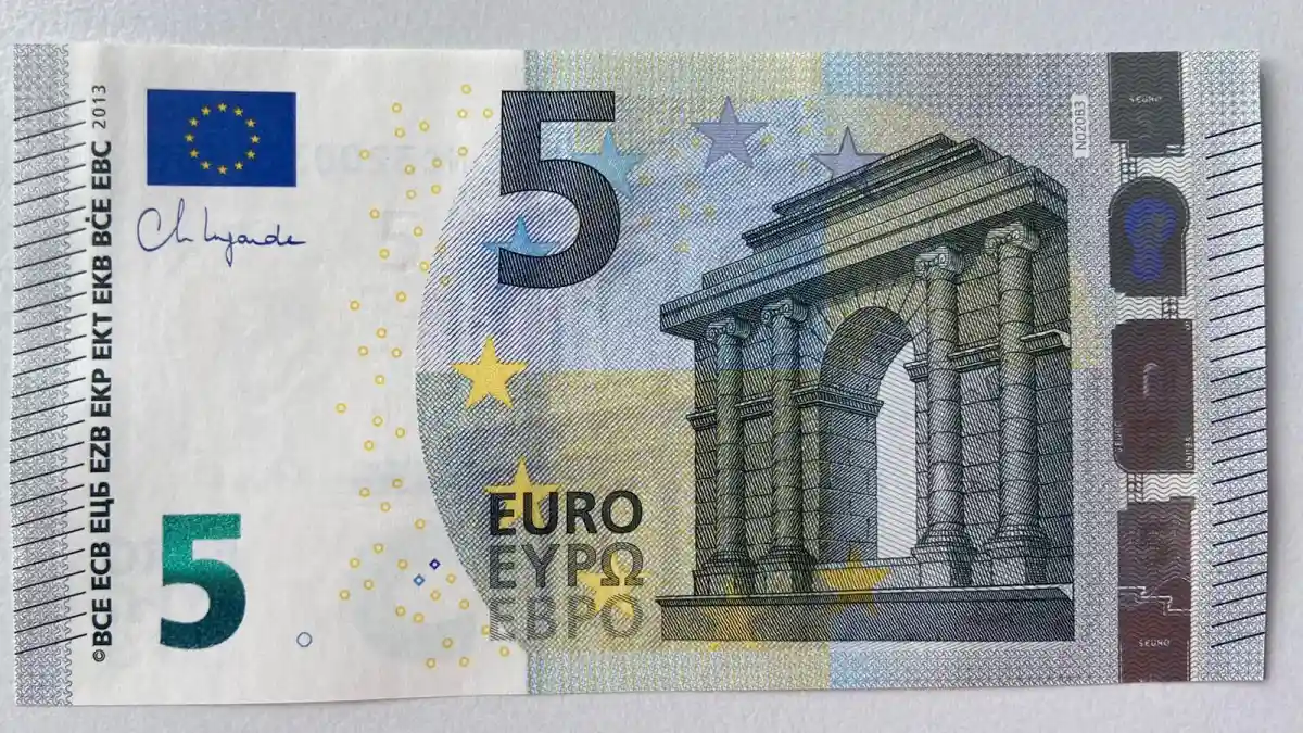 Новые купюры евро фото