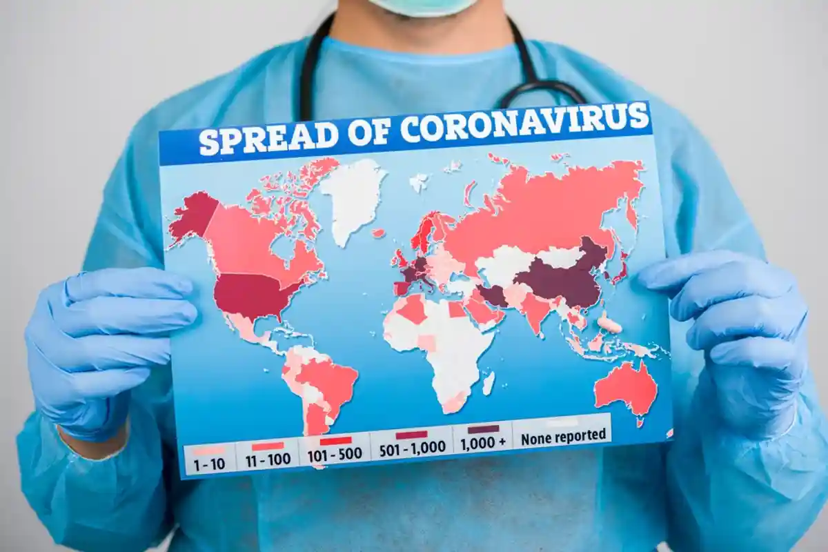 карта распространения коронавируса фото