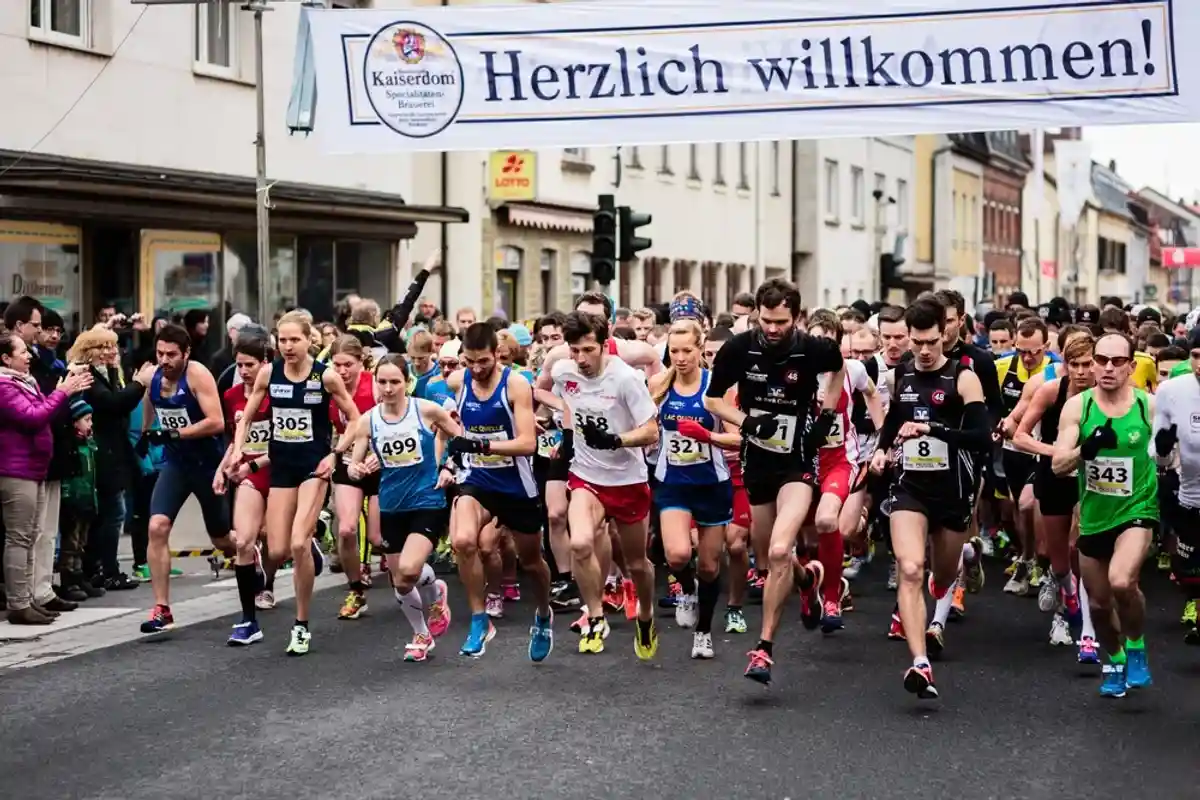 марафон в Бамберге, Бавария фото