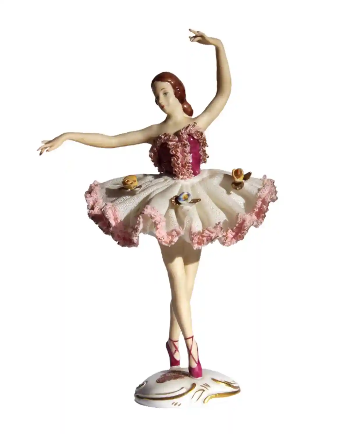 фарфоровая фигурка балерины, Дрезден