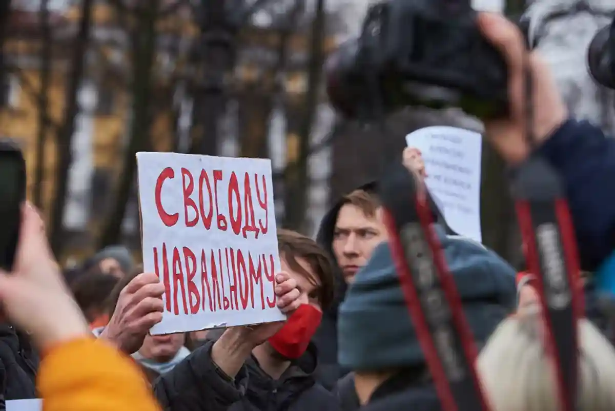 Митинги в поддержку Навального в Санкт-Петербурге