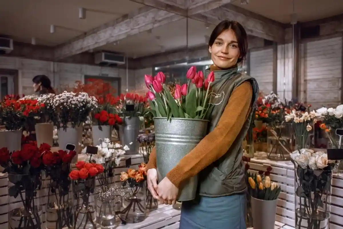 цветочный магазин в День матери в Германии
