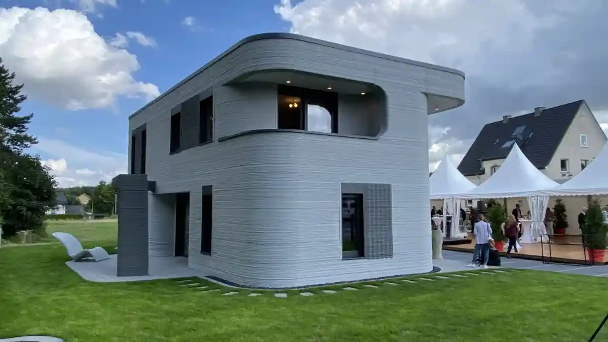 дом на 3D-принтере в Беккуме, NRW Фото: пресс-служба министерства строительства NRW
