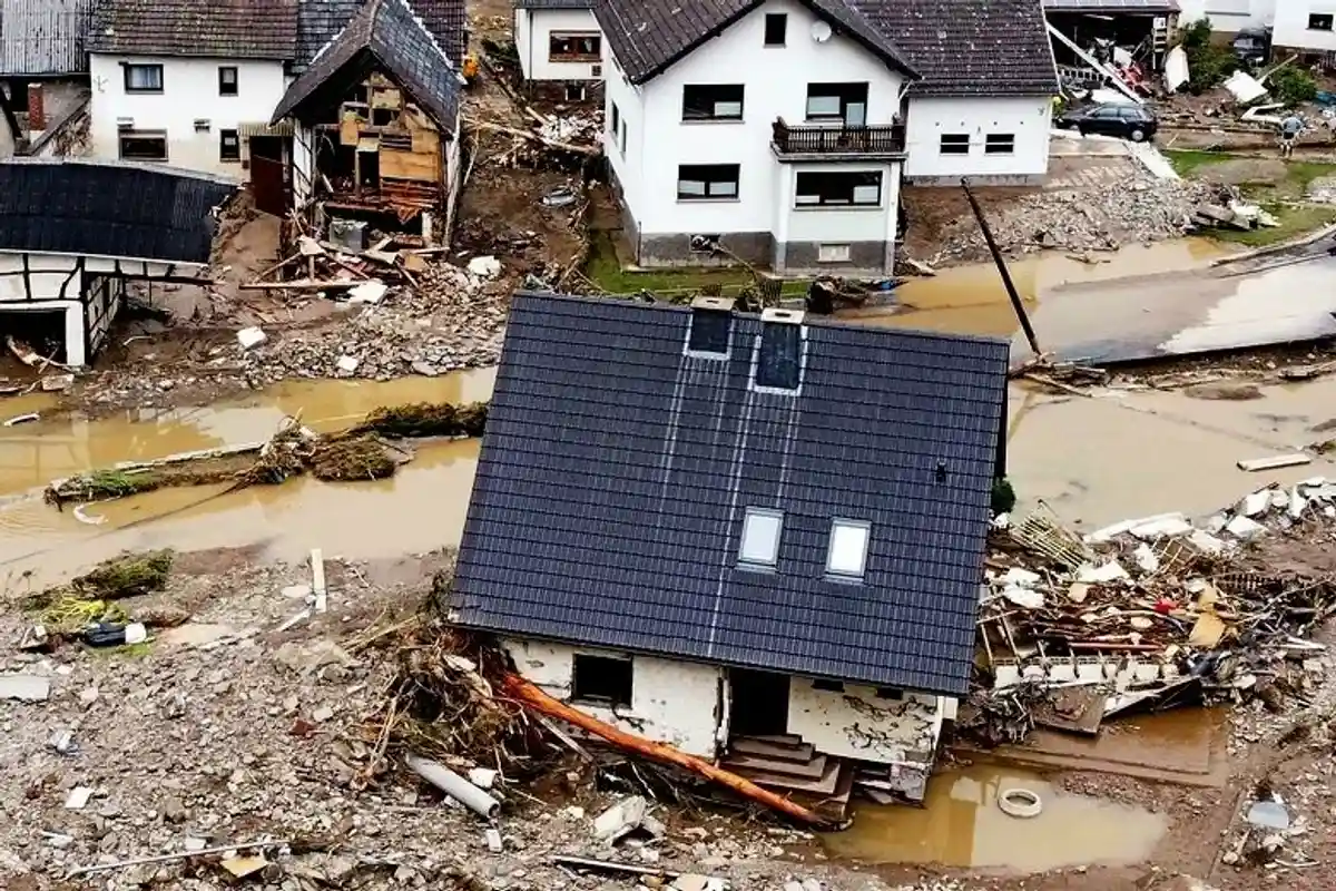 Наводнение в Германии Фото: Автор: AJ+ / твиттер аккаунт @ajplus