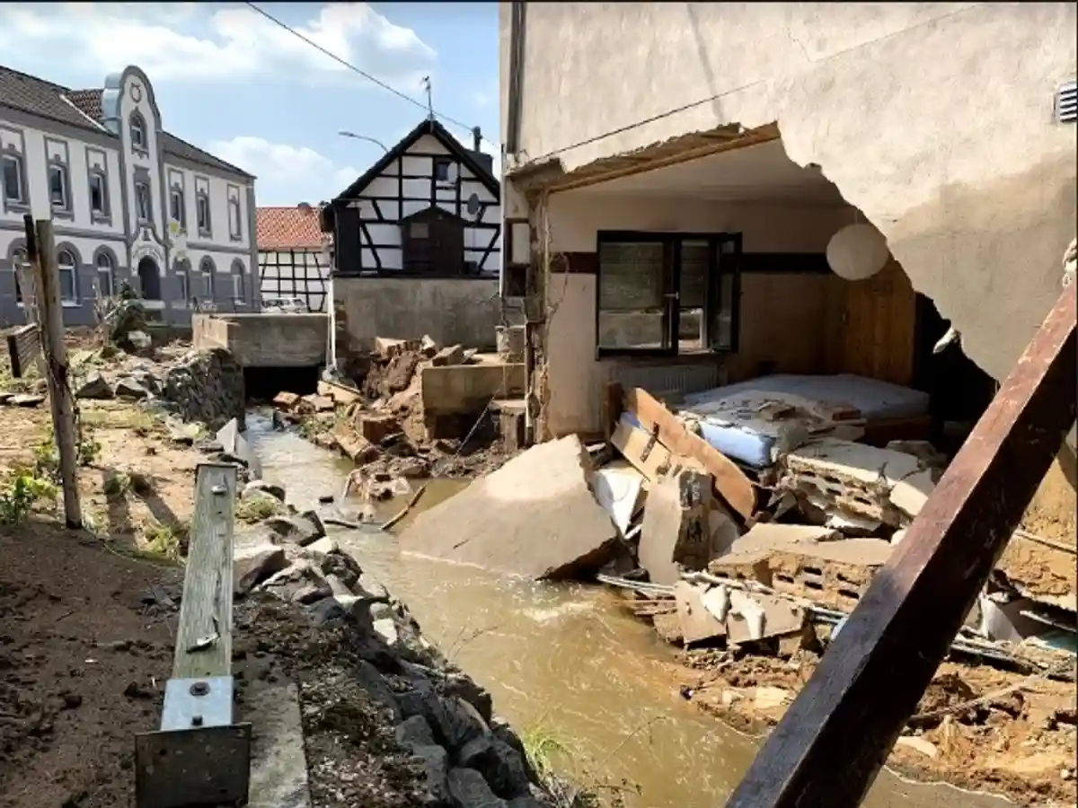 регионы, пострадавшие от наводнения в Германии Фото: Григорий Родин