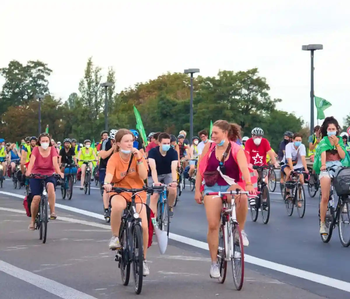 В Швабии велосипедисты выступят против планов расширения дорог Фото: Fridays for Future Deutschland/Facebook