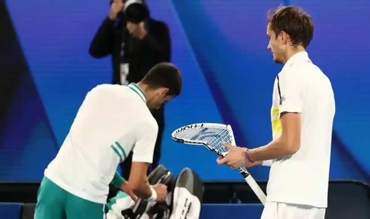 Сломанная ракетка на Australian Open. Фото: GETTY