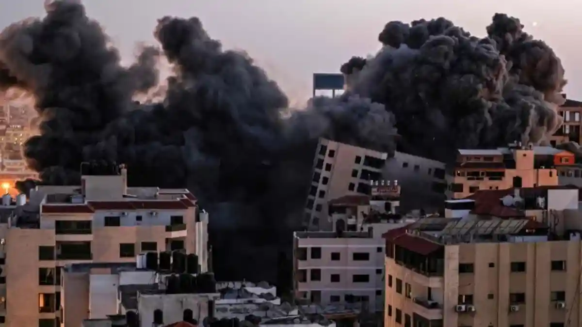 ракетный обстрел сектора Газа