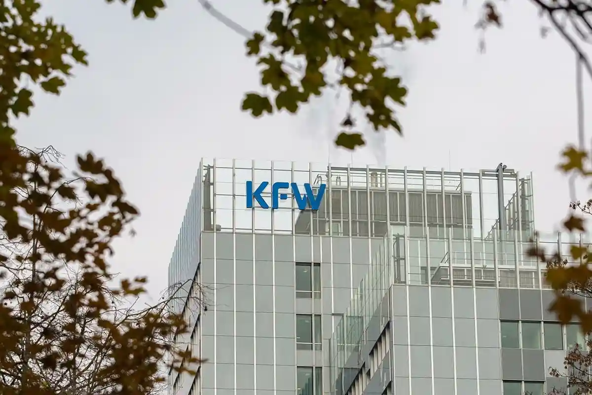 Офис банка KfW во Франкфурте. Фото: shutterstock.com