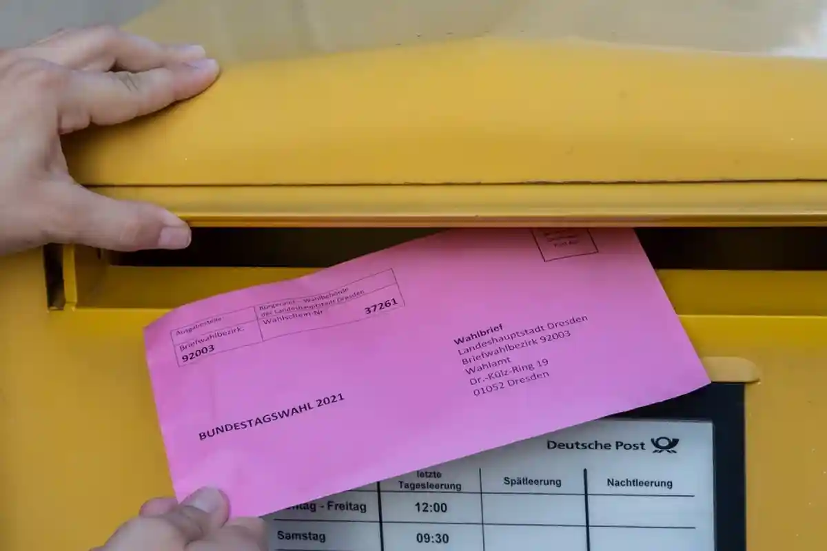 Выборы в Германии, голосование по почте