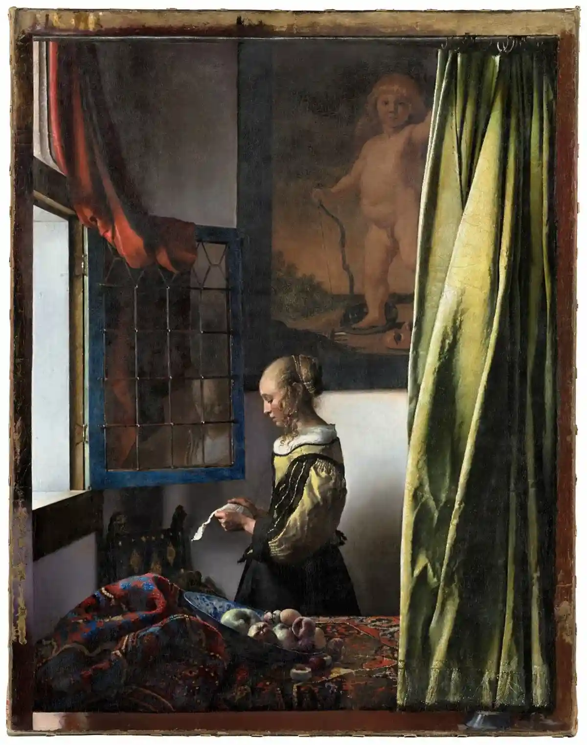 "Девушка, читающая у открытого окна" / Фото: Wolfgang Kreische / Gemäldegalerie Alte Meister, Staatliche Kunstsammlungen Dresden