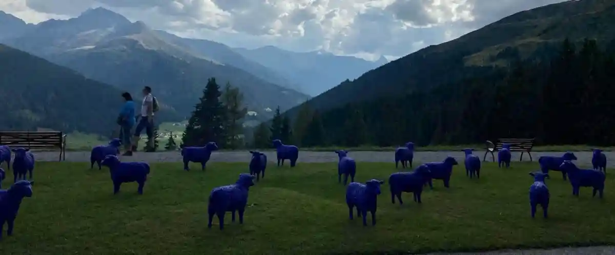 Синие овцы: поедет ли в Россию символ толерантности в Европе? Фото: Creativ-Help GmbH/Facebook