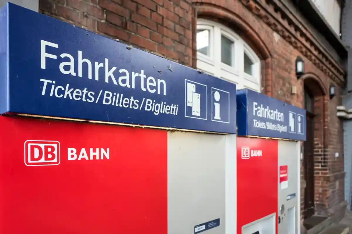 билетные автоматы Deutsche Bahn