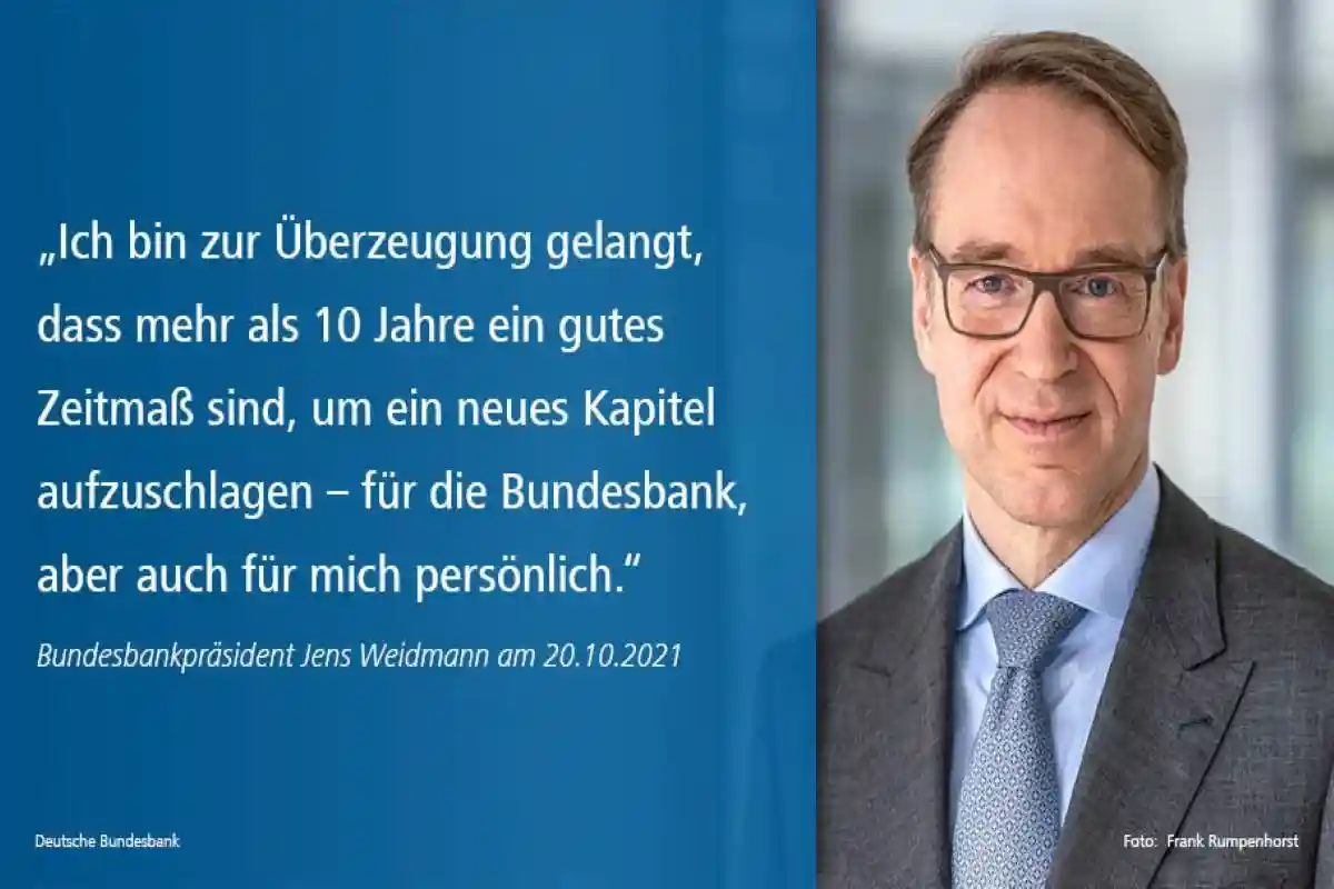 Обращение Йенса Вайдманна. Фото: Deutsche Bundesbank / twitter.com