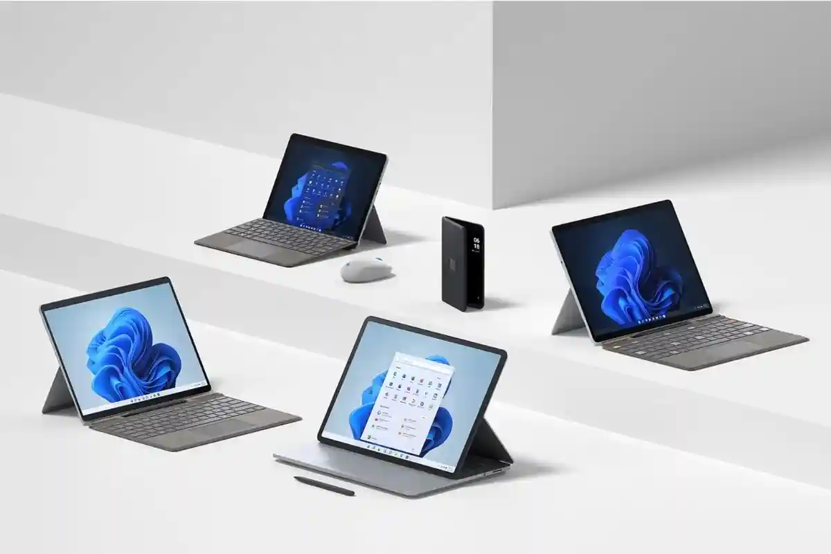 Ноутбуки Surface от Microsoft. Фото: microsoft.com.