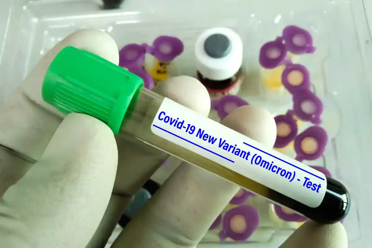 Образец крови для теста на "Омикрон". Фото: Arif biswas / shutterstock.com