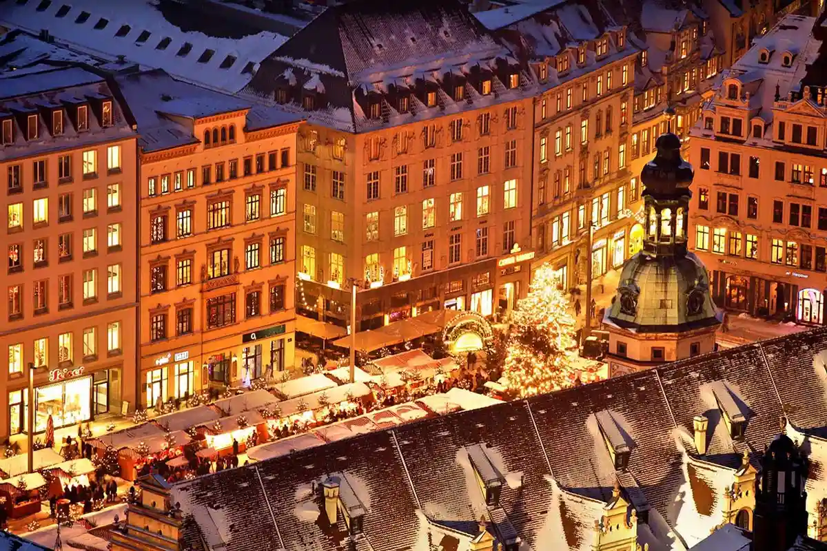 Рождество в Лейпциге. Фото: pexels.com