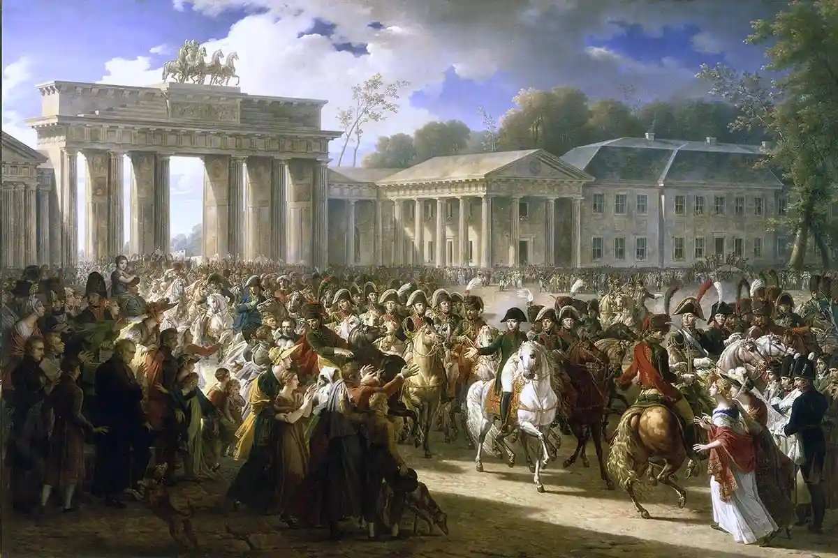 Наполеон в Берлине. Картина: Шарль Мейнье