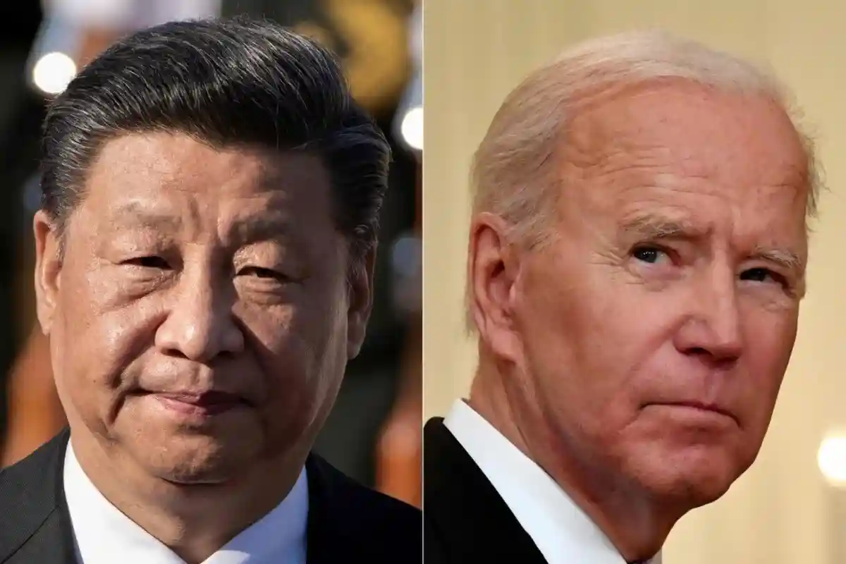 Президент Китая Си Цзиньпин и Президент США Джо Байден. Фото: AFP