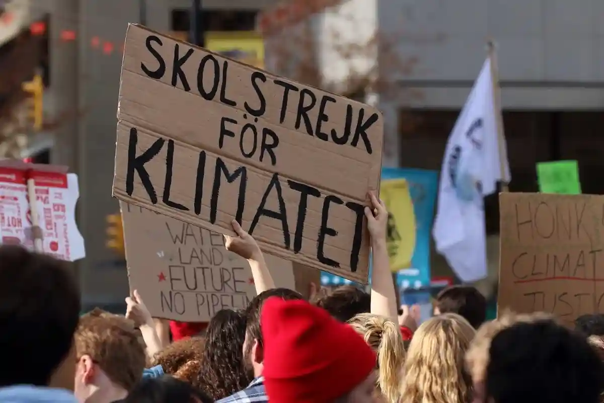 Школьная забастовка за климат. Фото: Derek Read / Flickr.com