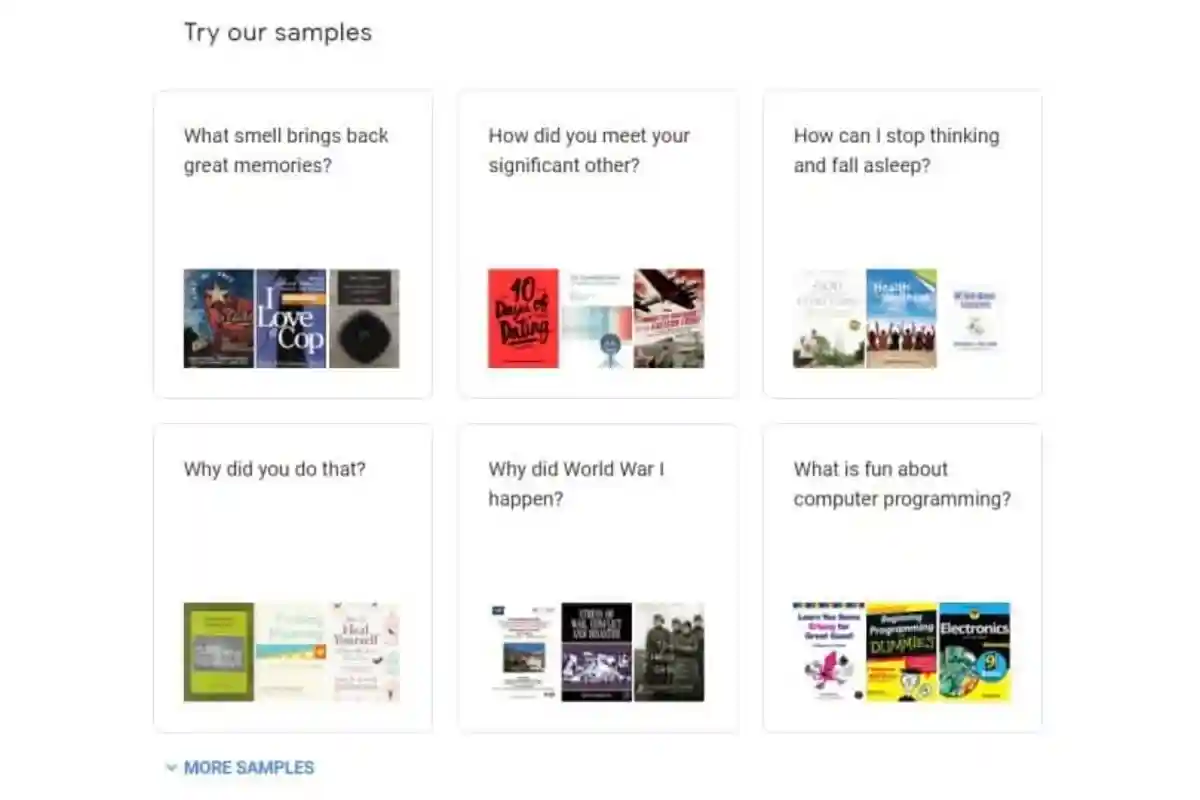 Поговорить с книгой. Скриншот: books.google.com/talktobooks