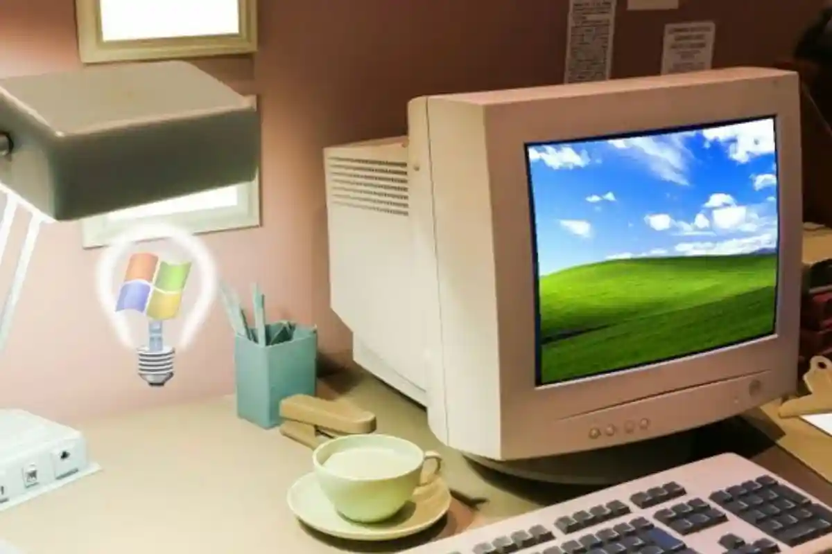 Старый компьютер с Windows XP. Фото: makeuseof.com.