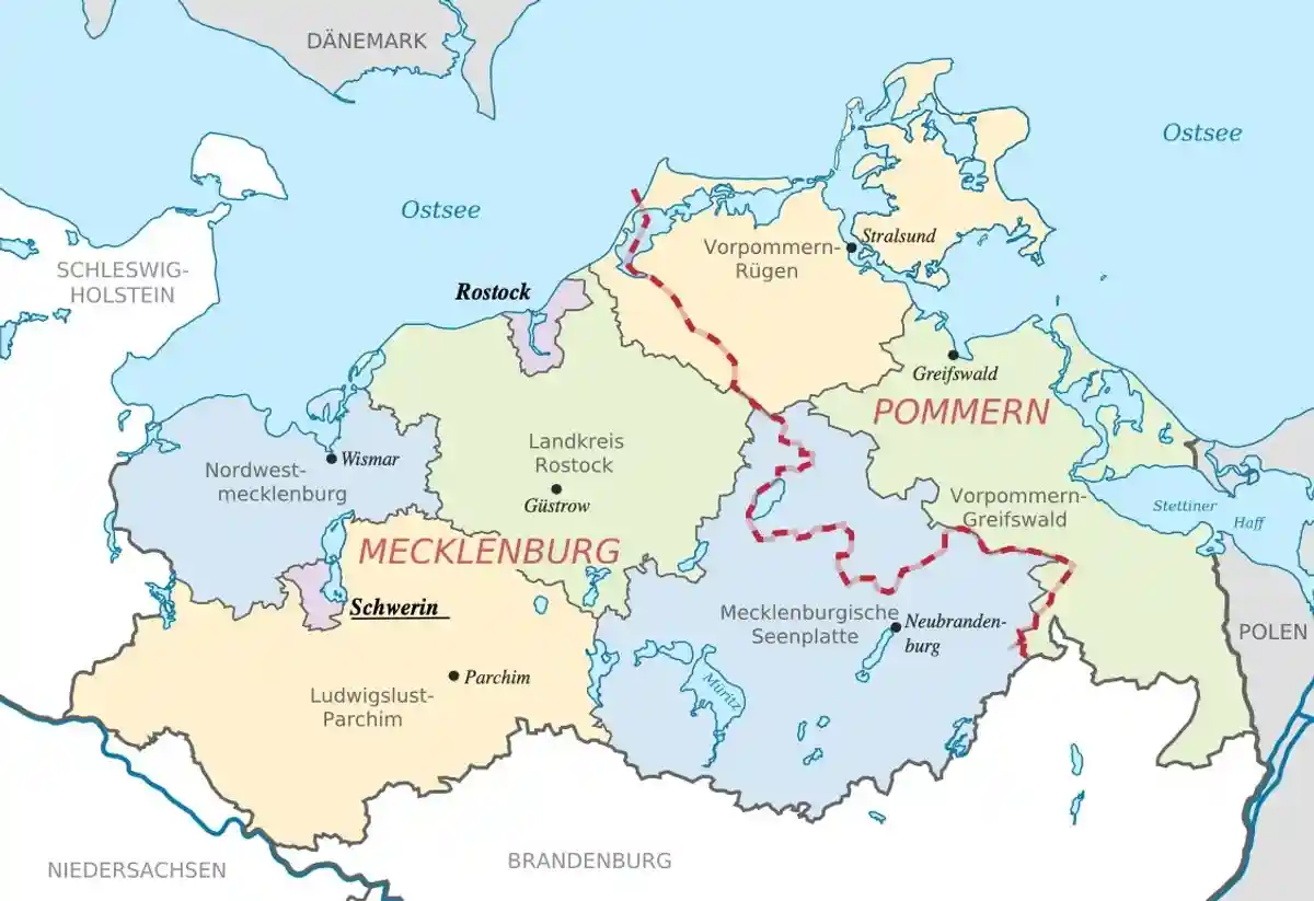 Регион разделен на 6 районов. Фото: wikimedia.org