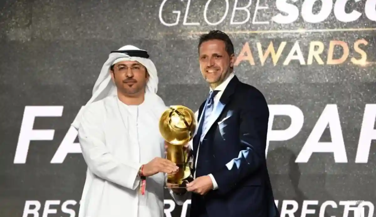 Награждение Globe Soccer Awards. Фото: Juventus.com