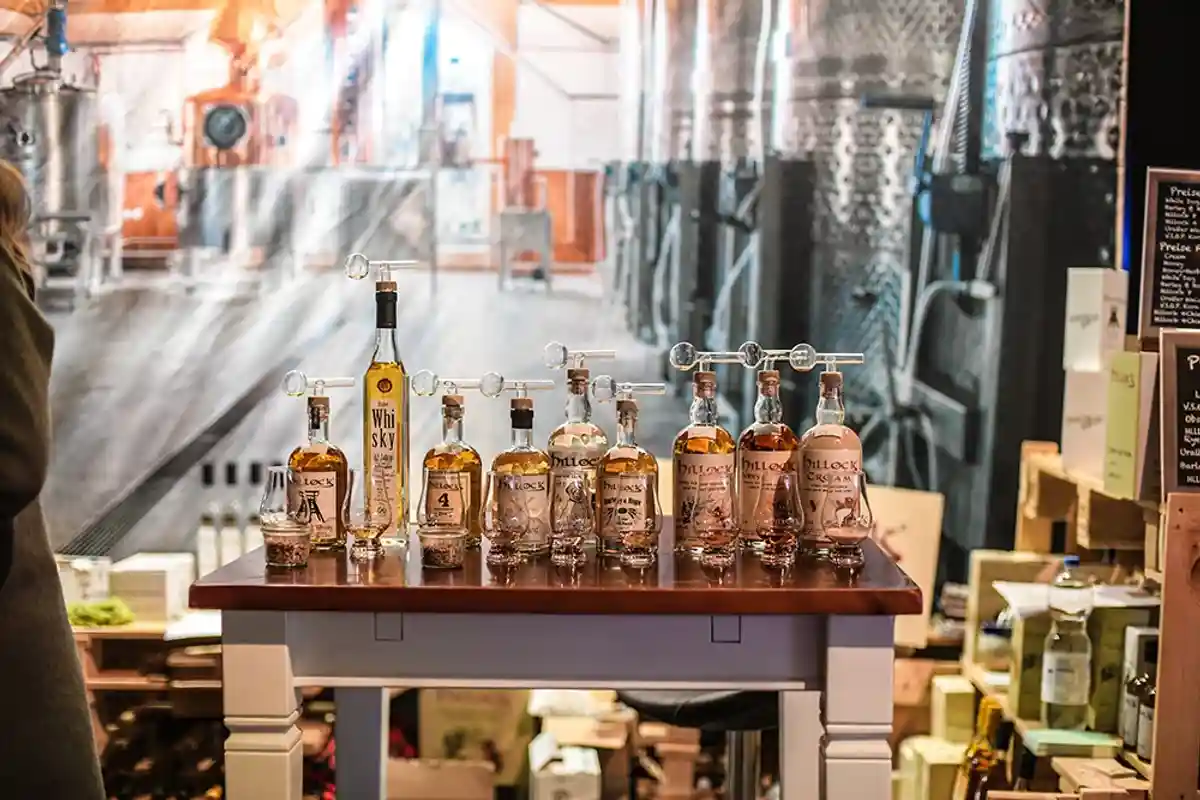 На Hanse Spirit представлена коллекция алкогольных напитков премиум класса в Гамбурге. Фото: hanse-spirit.de