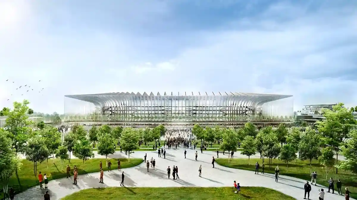Эволюция строительства стадионов. Фото: Inter.it