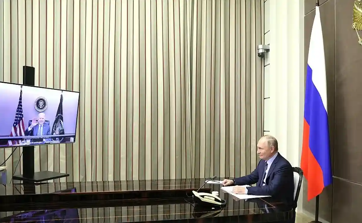 Конференция Байдена и Путина. Фото: Kremlin.ru